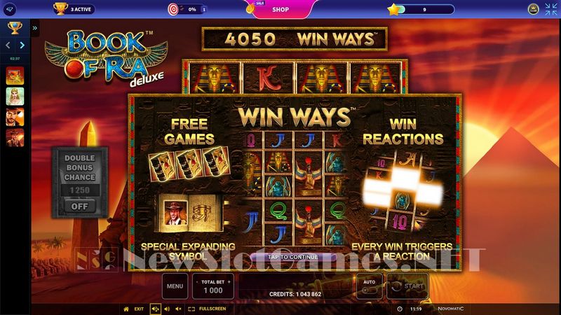 Scheda di Ra Online con Soldi Veri