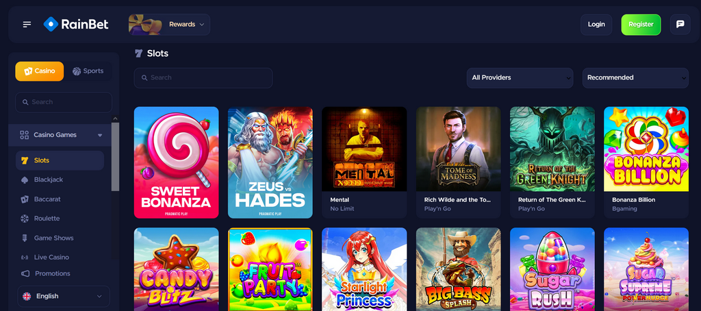 Rainbet Recension 2026 - Den ultimata kryptospelupplevelsen